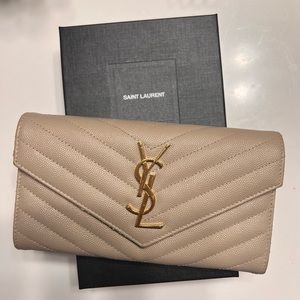 YSL long wallet for women